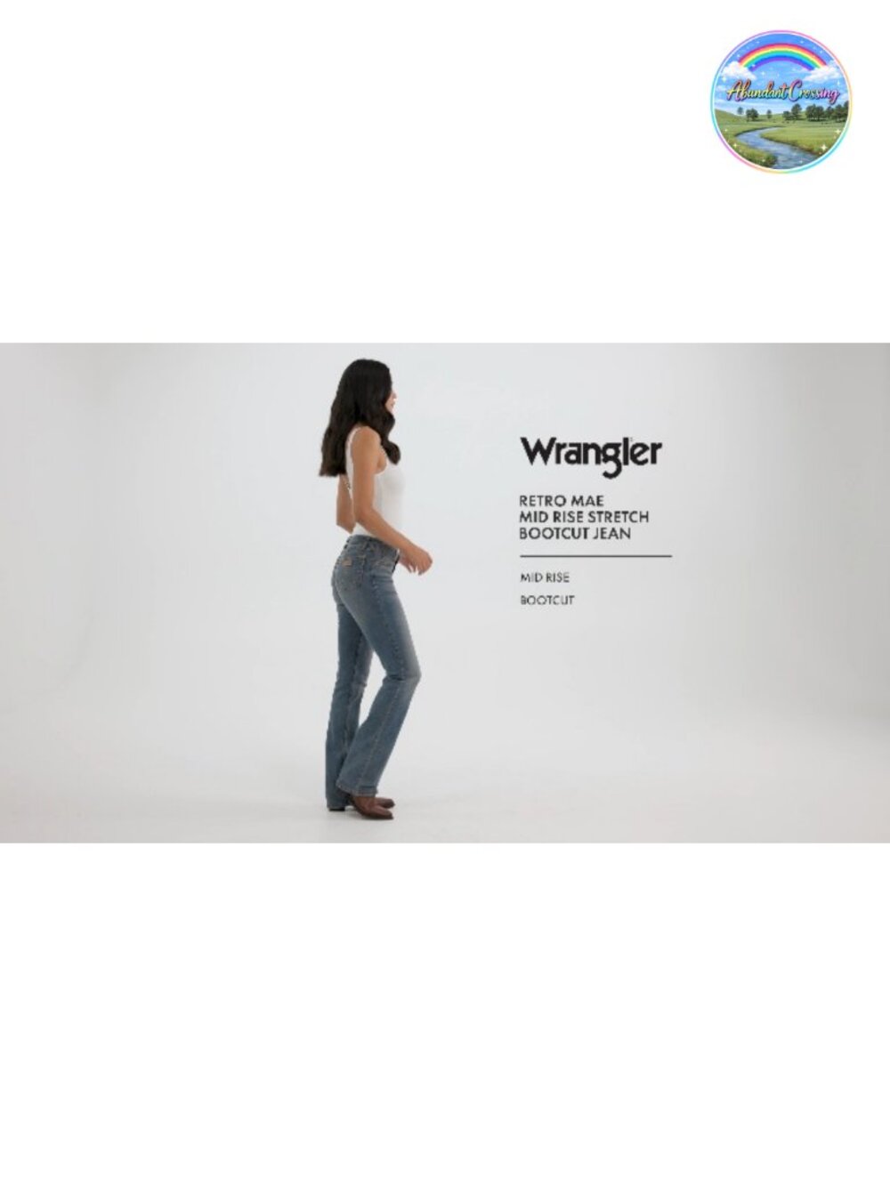 Wrangler Cash Mid Rise Boot Cut Ultimate Riding Jean - Picture 6 of 6